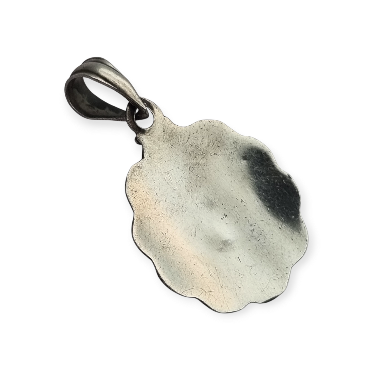 Boho ethnic pendant in 925 silver with colored stones circa 1970