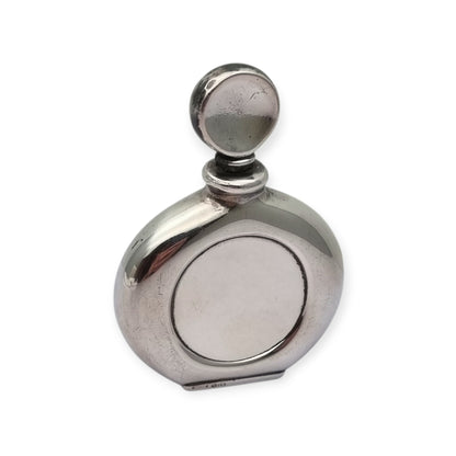 925 silver perfume bottle, classic elegant style, Italy, 1950s-60s