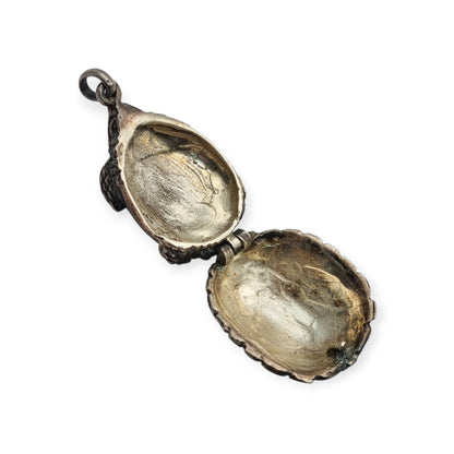 Vintage silver pendant with articulated turtle, Spain, 1970s-80s