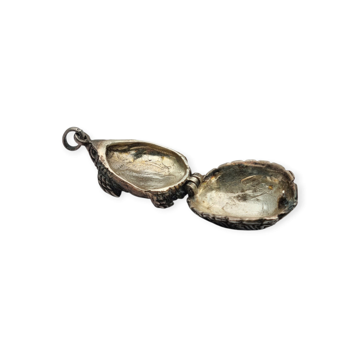 Vintage silver pendant with articulated turtle, Spain, 1970s-80s