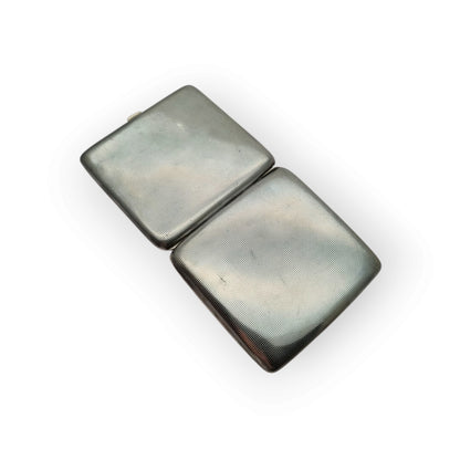 Belle Époque French niello silver cigarette case, silversmith Georges Gallois, circa 1913