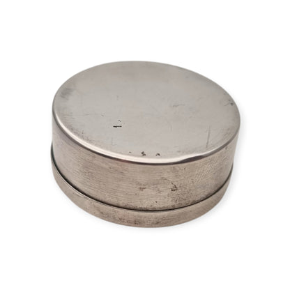 925 silver box with scallop shell · Camino de Santiago souvenir · c. 1990–2000