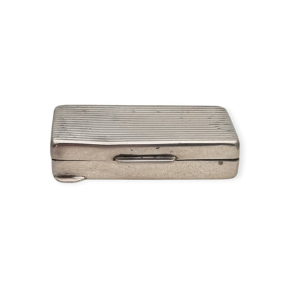 Rectangular vintage box in Italian 800 silver, Irma Morandi,· Florence, ca. 1970