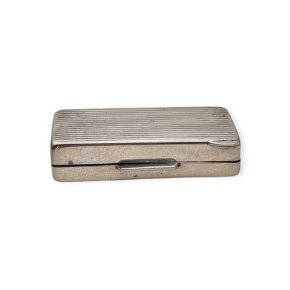 Rectangular vintage box in Italian 800 silver, Irma Morandi,· Florence, ca. 1970