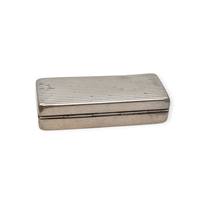 Rectangular vintage box in Italian 800 silver, Irma Morandi,· Florence, ca. 1970