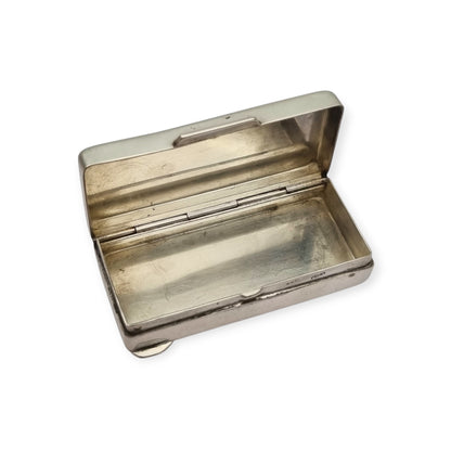 Rectangular vintage box in Italian 800 silver, Irma Morandi,· Florence, ca. 1970