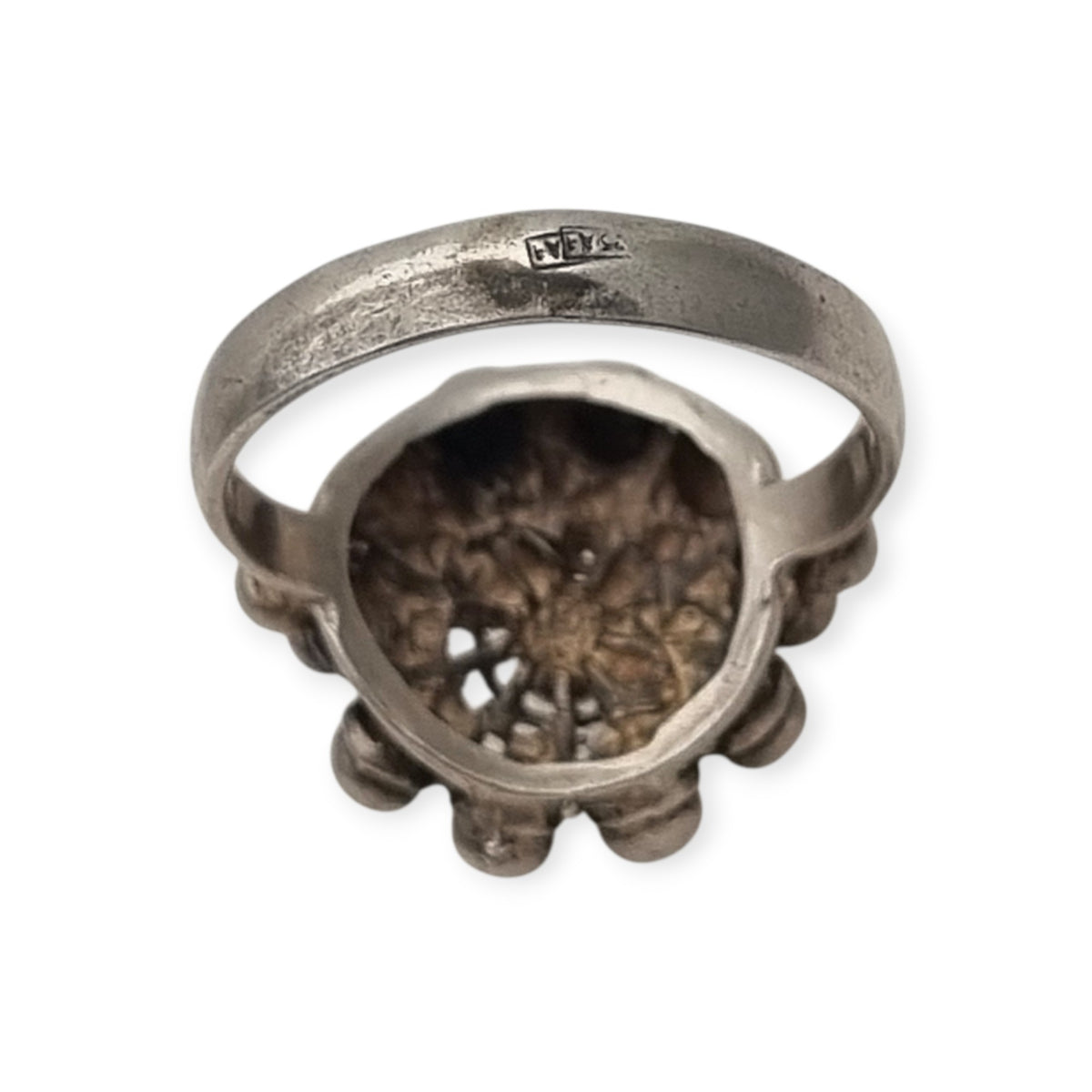 Vintage 925 silver charro ring, traditional Salamanca filigree · Spain, ca. 1980–1990
