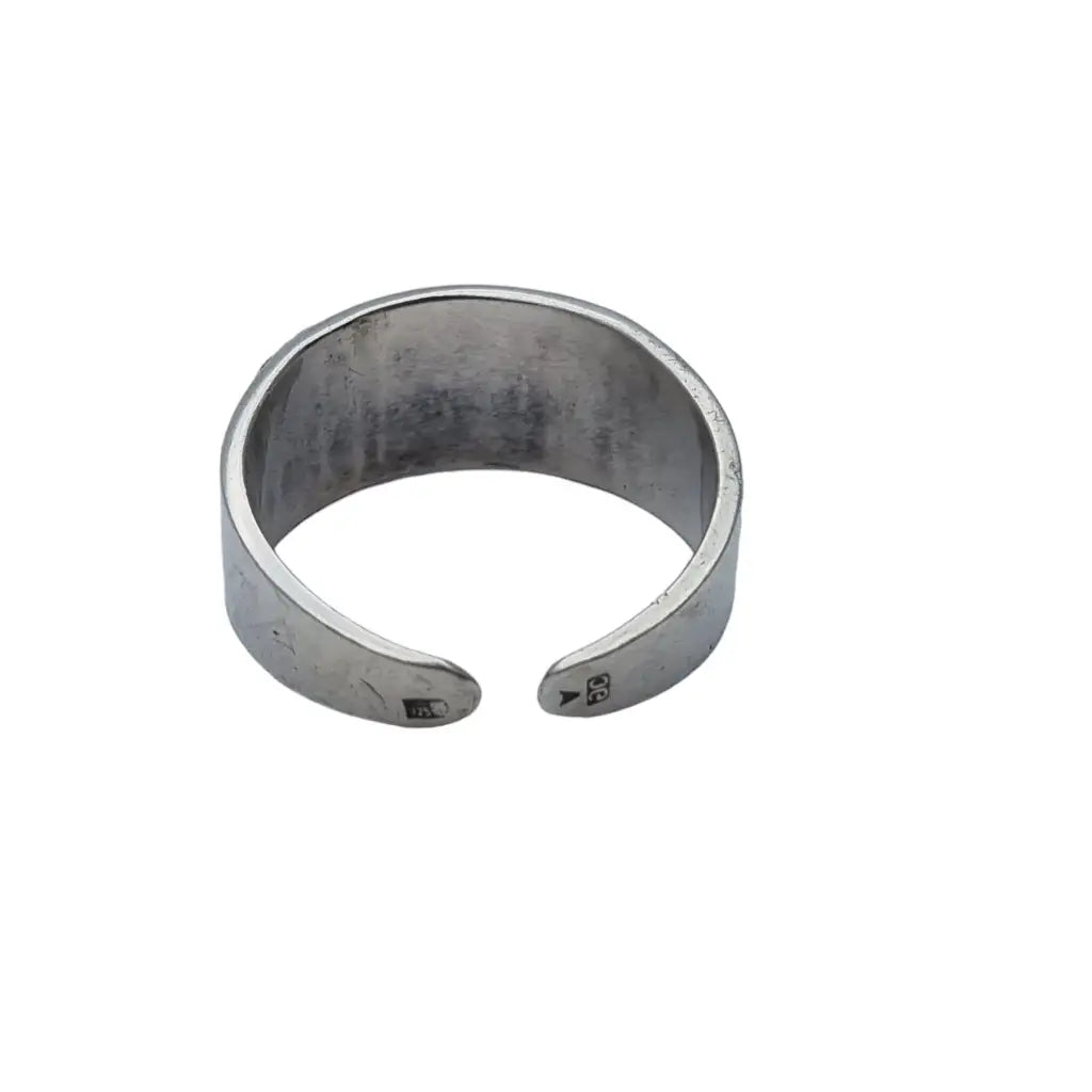 Anillo de plata vintage para mujer talla ajustable diseño hombre Joyas