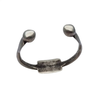 Pulsera tobillera de plata khalkhal joya tribal antigua tuareg hecha a mano.