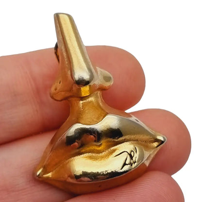 Salvador dalí broche de afrodita vintage perfume labios y nariz 1983.