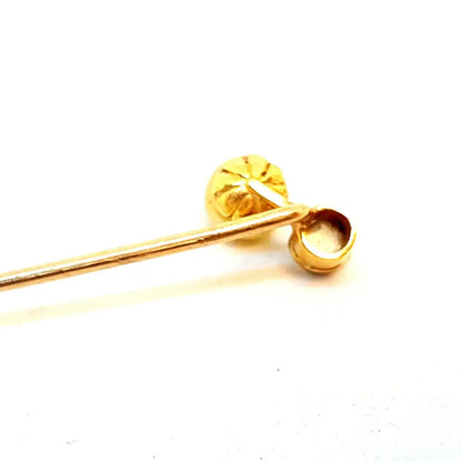 Antique Stick pin vintage Gold Edwardian stick Belle