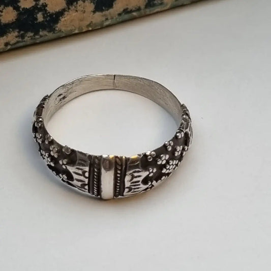 Anillo boho plata de ley anillo vintage joyería para mujer