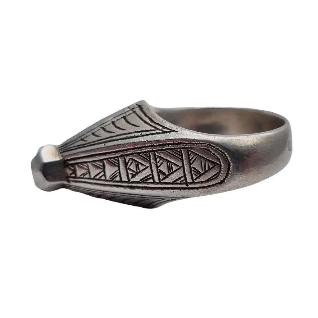 Anillo plata africana anillo cono tribal tuareg bereber