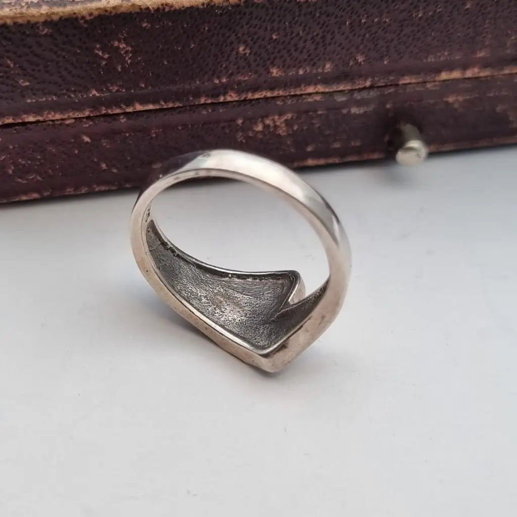 Anillo de plata ley joyas marcasitas para mujer regalos ella zigzag