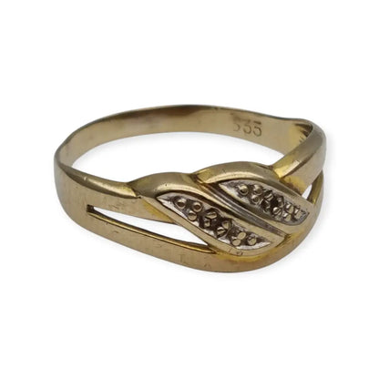 Anillo de oro mujer 8k joyería vintage regalos para ella 333 Circa 1950.