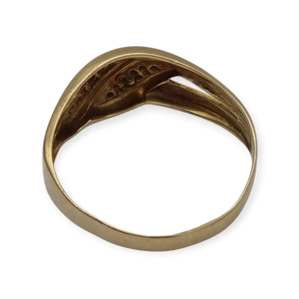 Anillo de oro mujer 8k joyería vintage regalos para ella 333 Circa 1950.