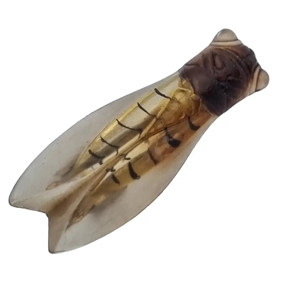 Broche de cigarra francesa vintage para mujer años 20 joyería antigua