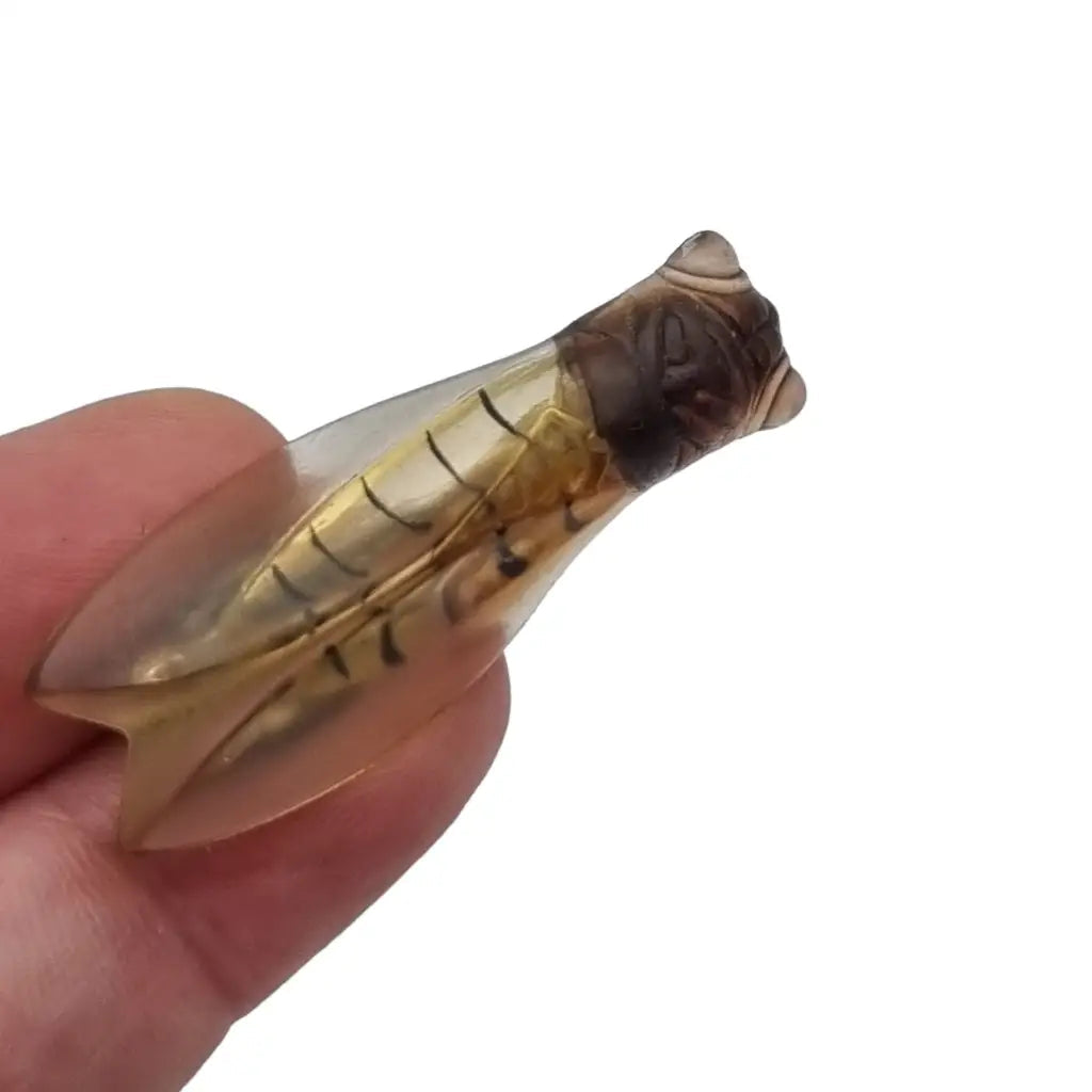Broche de cigarra francesa vintage para mujer años 20 joyería antigua