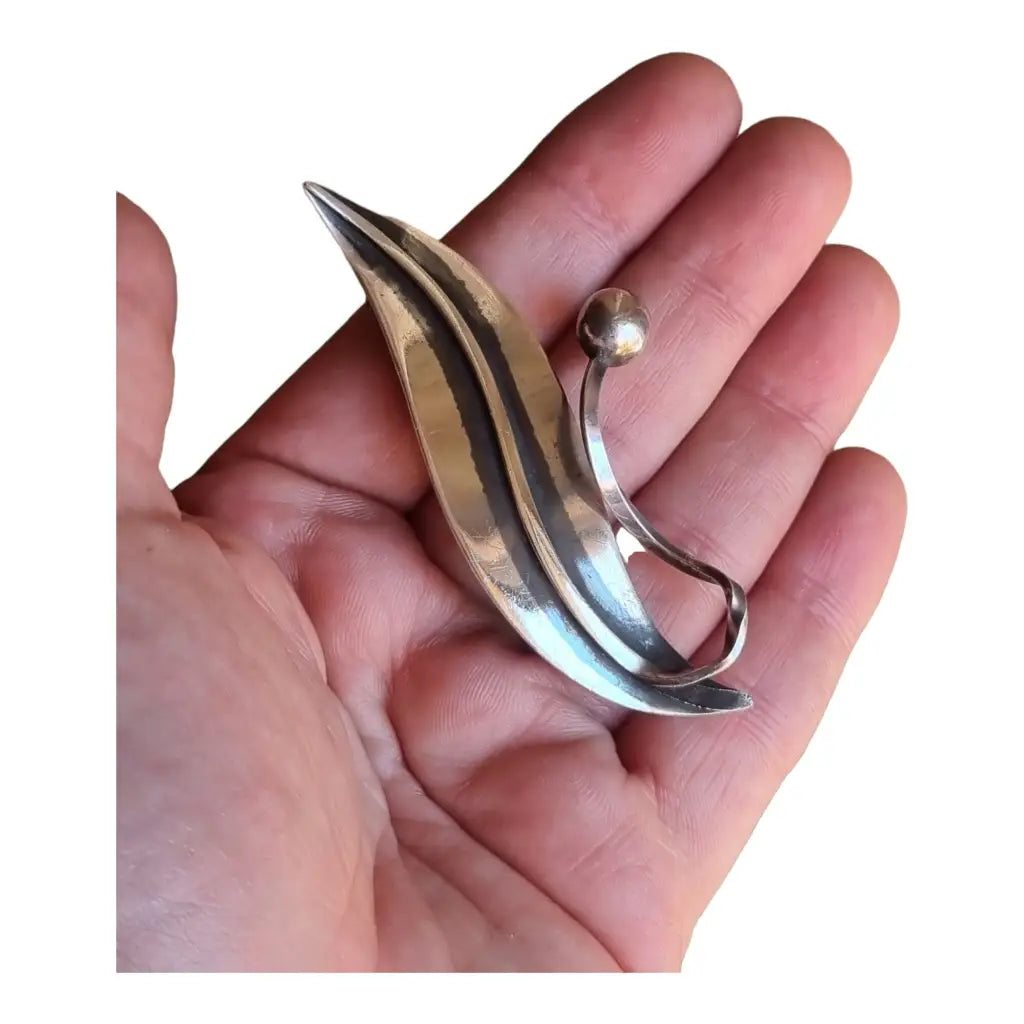 Broche de plata Delfino mexico solapa pin art nouveau broche
