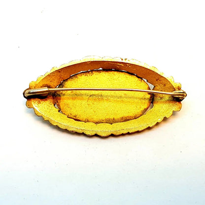 Broche de porcelana vintage joyas para mujer pintura antigua pin antiguo Regalos