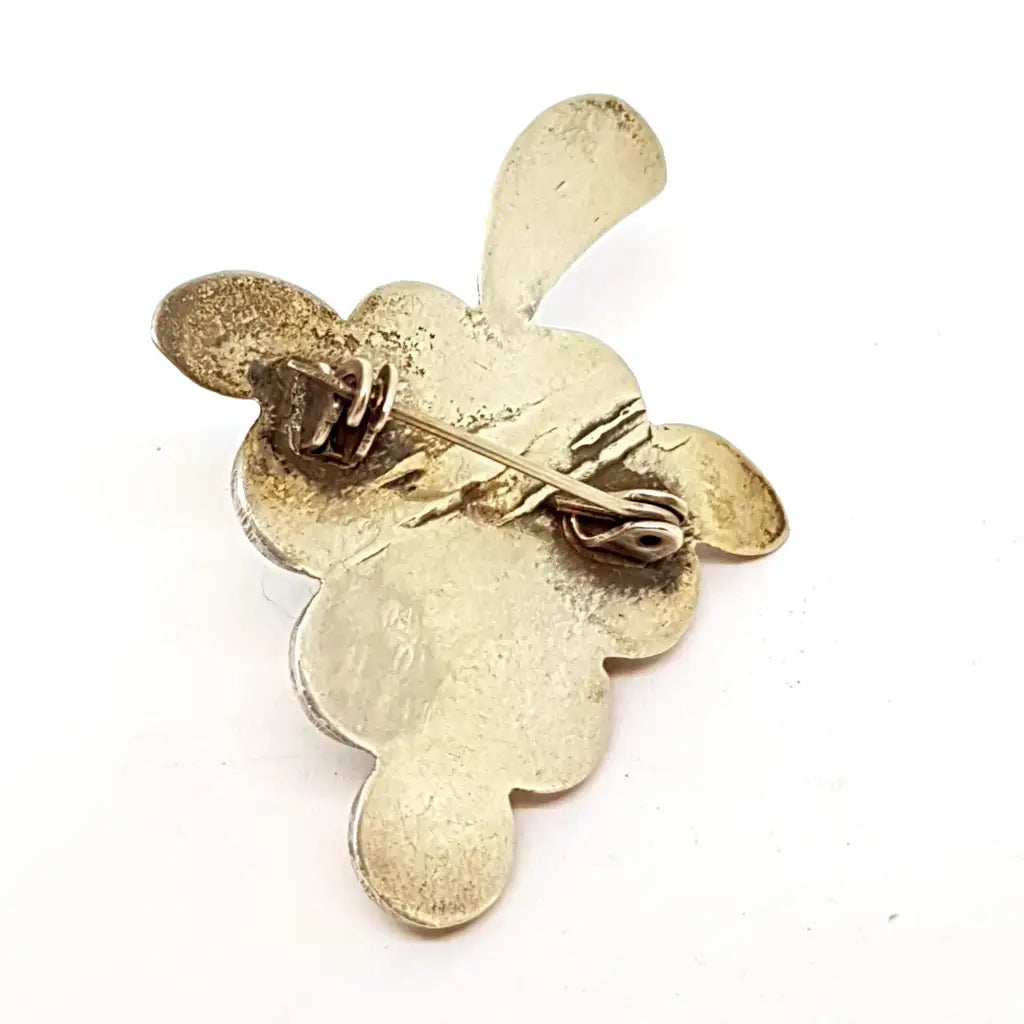 Broche racimo de uvas alfiler plata Vintage Circa XX joyería antigua