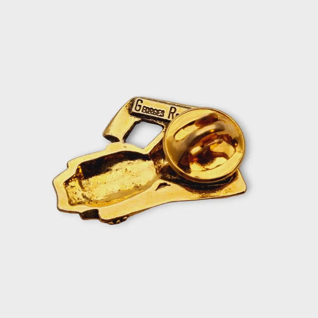 Broches de oro vintage Georges Rech ropa moda parisina lujo joyería