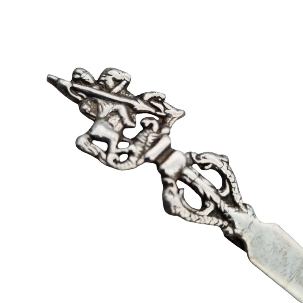 Marcapáginas plata abrecartas san jorge y el dragón sant jordi regalos