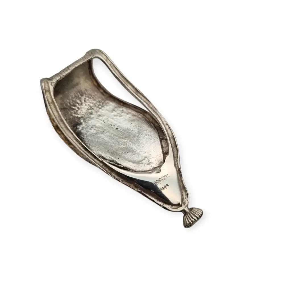 Colgante de plata 925 Haniotis Grecia inspirado en reloj Dalí “La