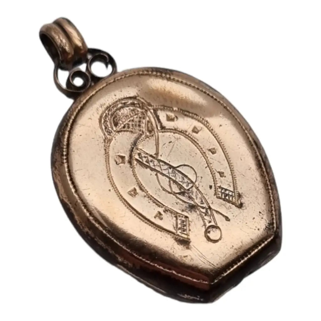 Colgante victoriano joyería mujer oro victoriana colgante vintage