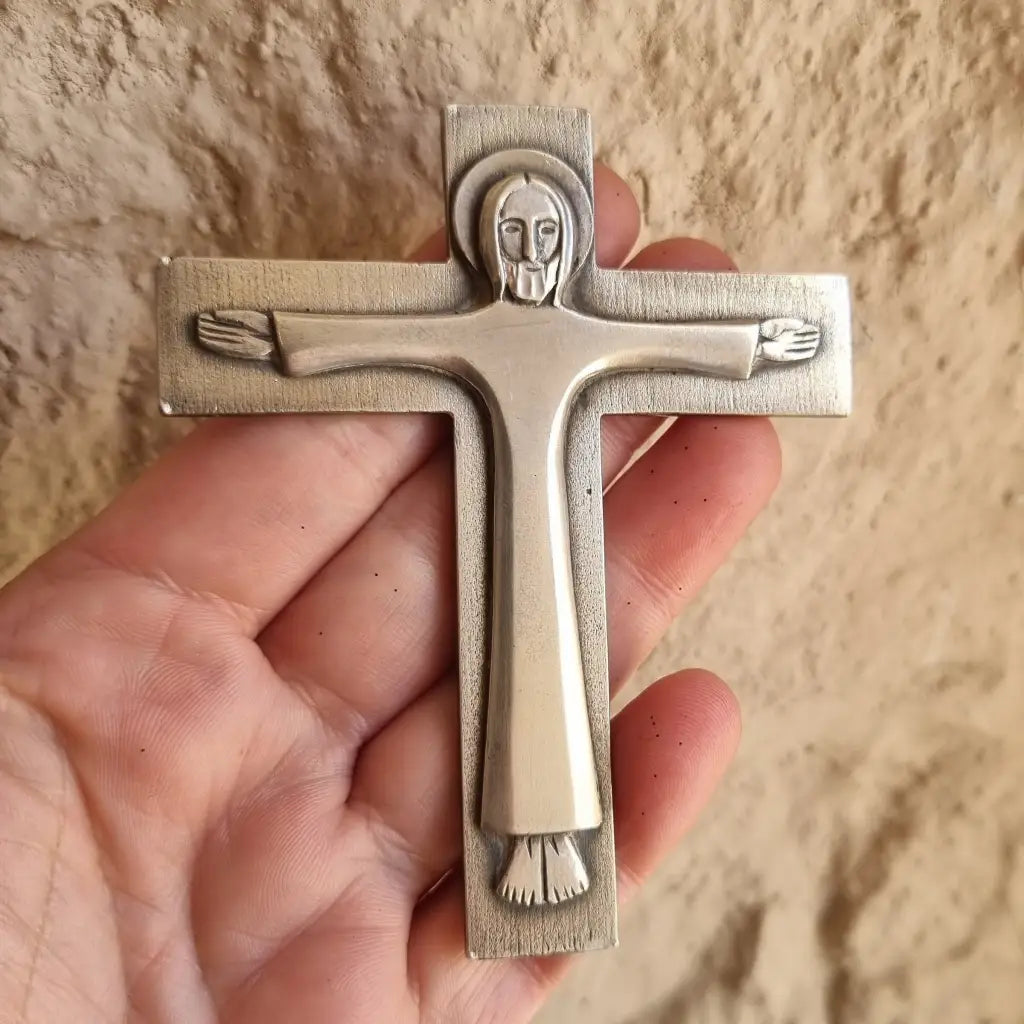 Cruz de Plata Joyas Religiosas Sunyer ley 925 Arte