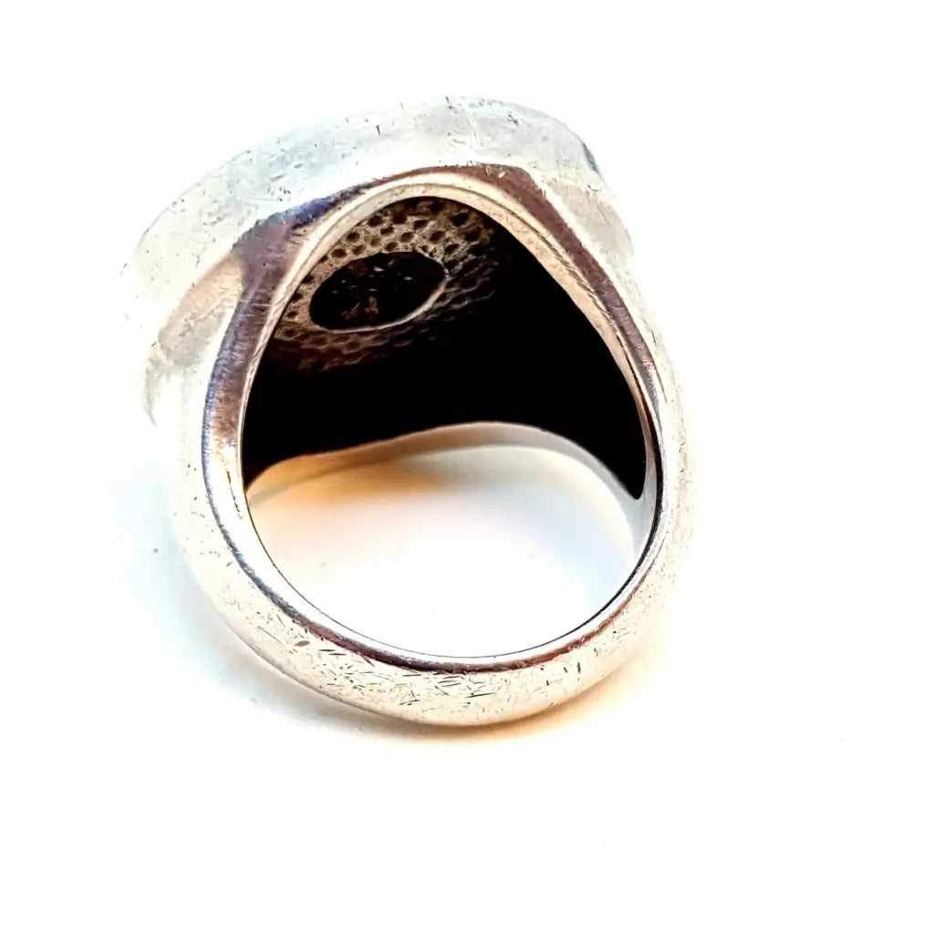 Anillo onix mujer vintage anillo negro amatista plata de ley