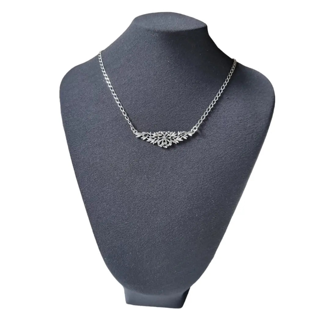 Gargantilla de collar victoriano colgante plata para mujer regalos