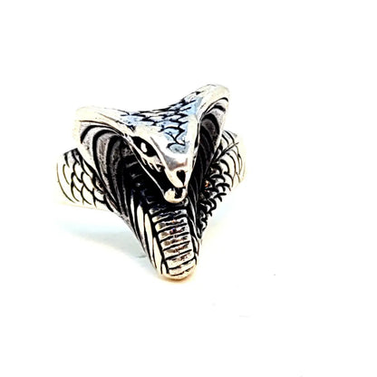 Anillo cobra serpiente plata de ley joya para mujer anillo