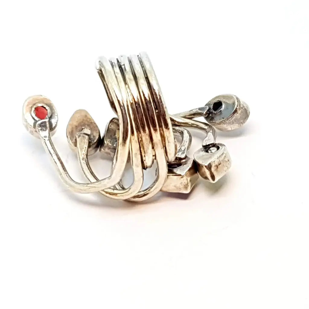 Anillos multipiedra vintage anillos de plata piedras originales regalos