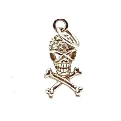 Dije de calavera plata colgante joyería