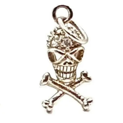 Dije de calavera plata colgante joyería