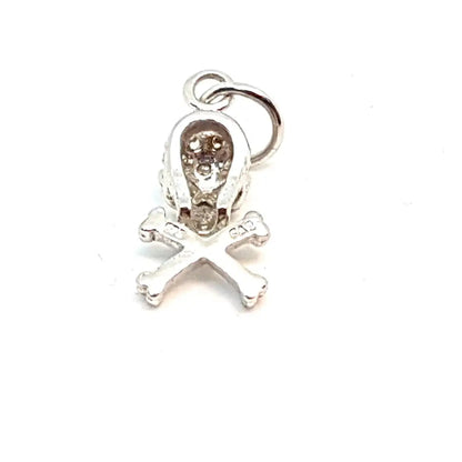 Dije de calavera plata colgante joyería