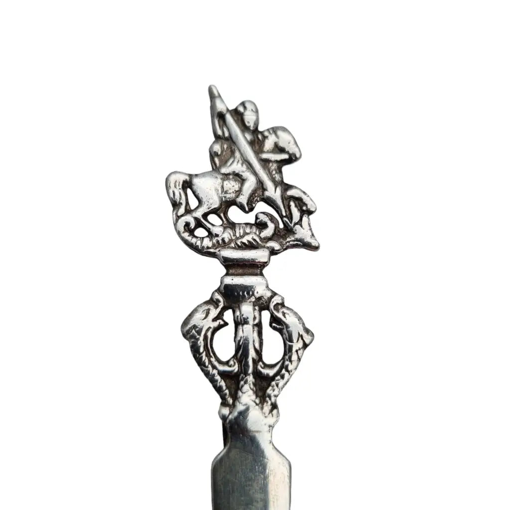 Marcapáginas plata abrecartas san jorge y el dragón sant jordi regalos
