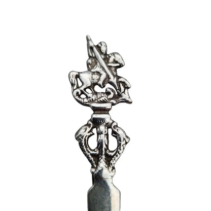 Marcapáginas plata abrecartas san jorge y el dragón sant jordi regalos