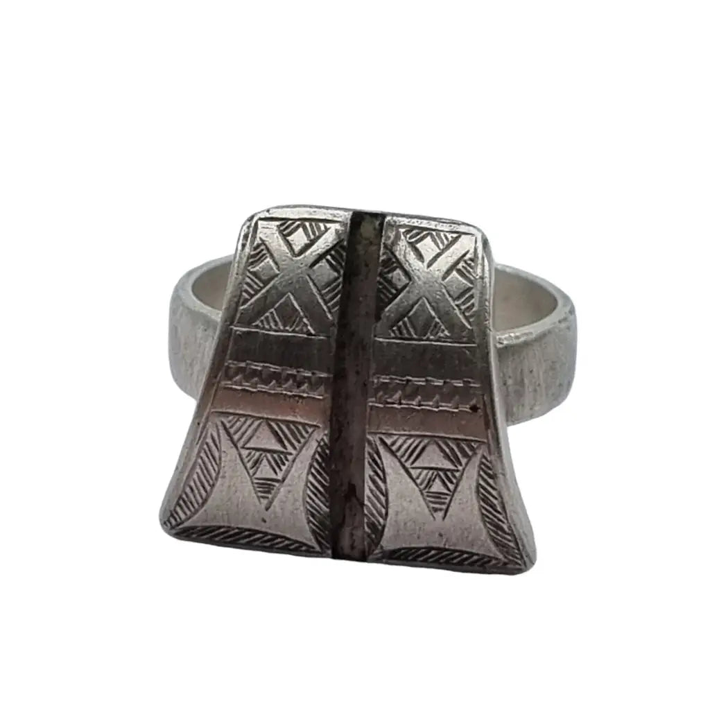 Anillo tribal tuareg anillo de plata africana bereber