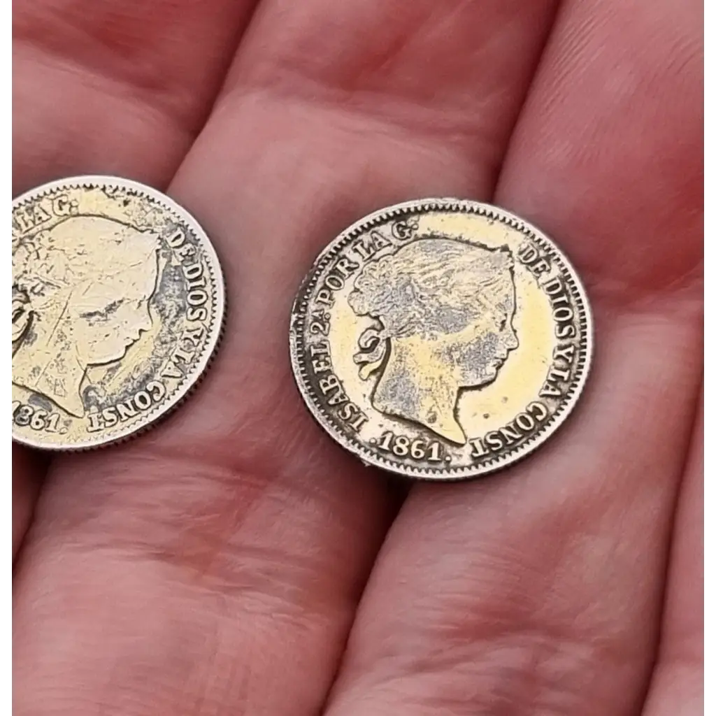 Pendientes moneda plata Joyas reina isabel II joyas españa pendientes