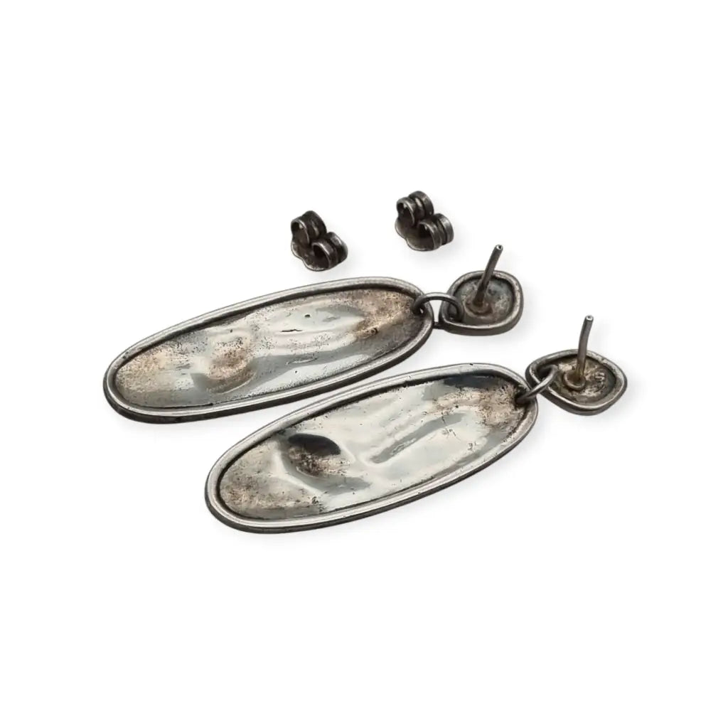 Pendientes retro boho colgantes de serpientes en plata estilo vintage