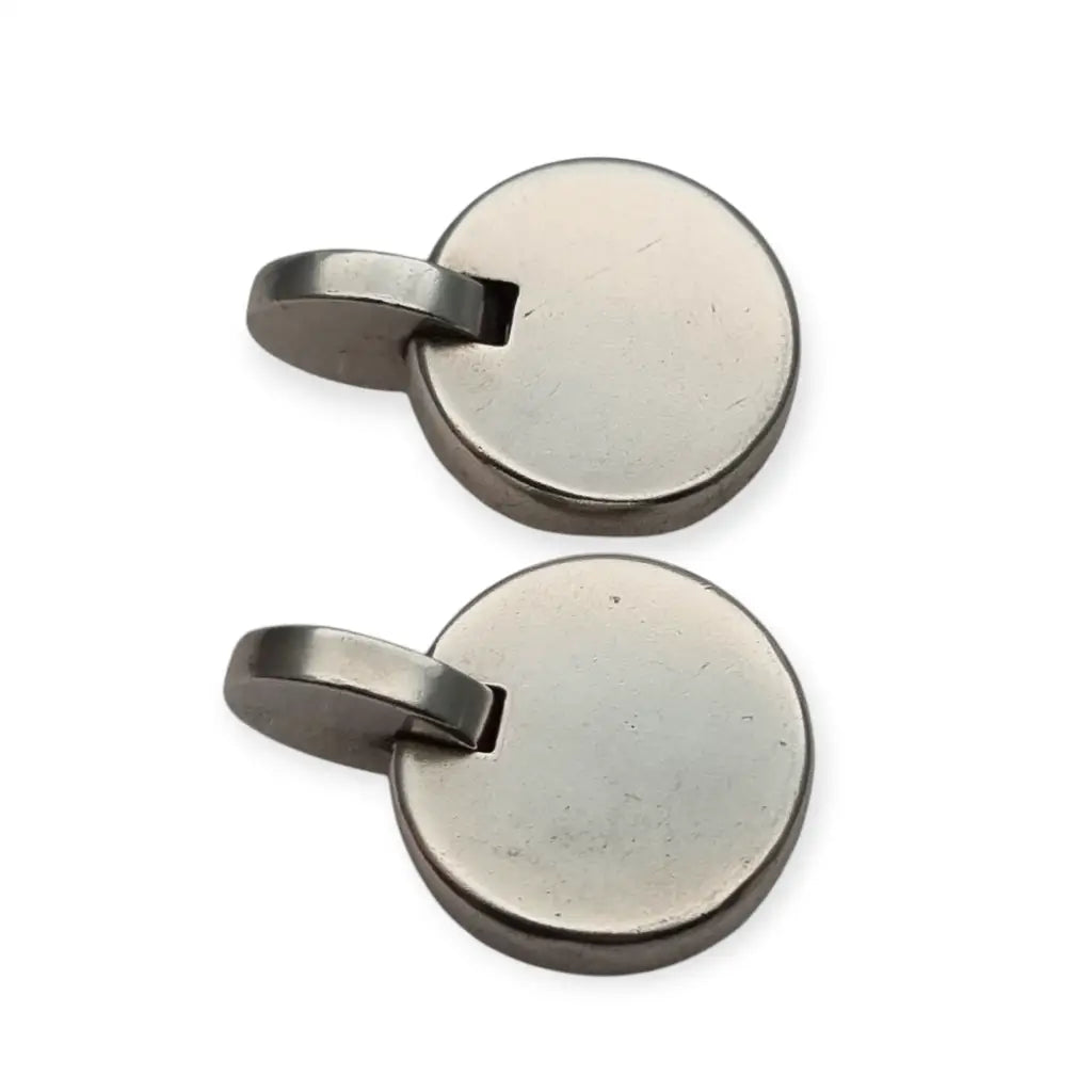 Pendientes vintage de la marca bayanihan en plata 925 con eslabón articulado.