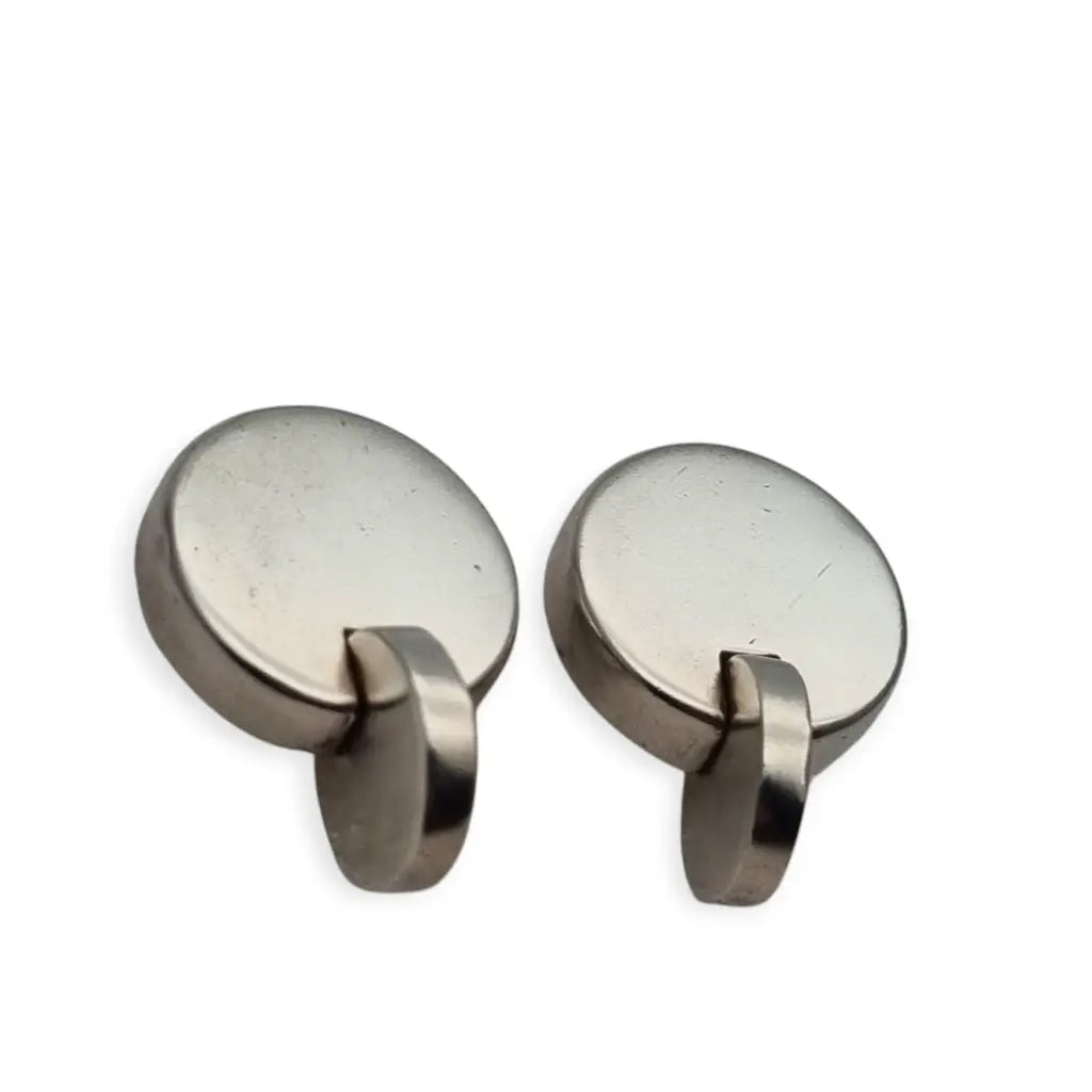 Pendientes vintage de la marca bayanihan en plata 925 con eslabón articulado.