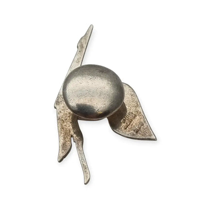 Pin Ojal Insignia de solapa vintage en plata 925 pájaro vuelo PUIG DORIA