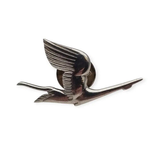 Pin Ojal Insignia de solapa vintage en plata 925 pájaro vuelo PUIG DORIA