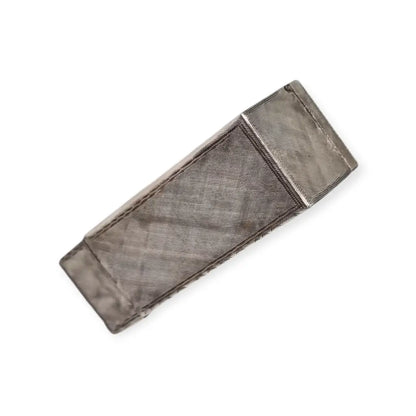 Pintalabios italiano en plata 800 con piedra azul claro diseño grabado Circa