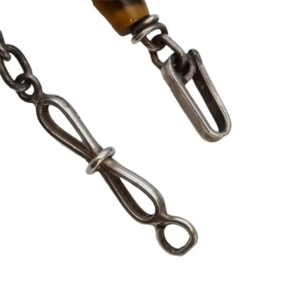 Pulsera ojo de tigre para mujer pulsera vintage plata regalos