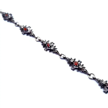 Pulsera victoriana de plata y piedras para mujer Joyería delicada regalos