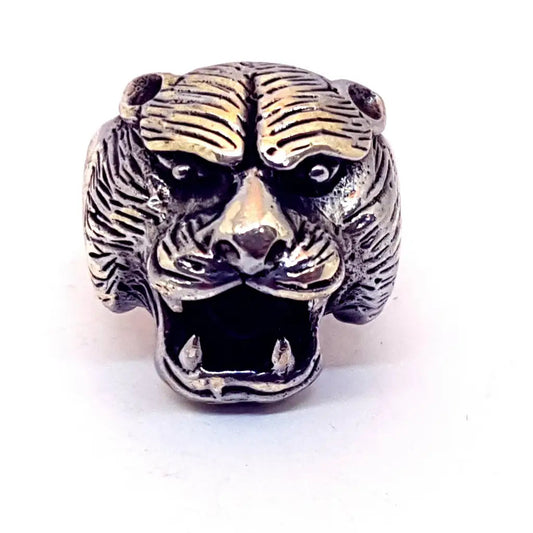Anillo pantera plata joyería animal anillo felino para mujer anillos gruesos